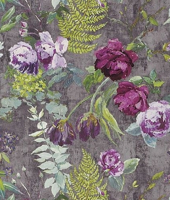  Designers Guild Caprifoglio wallpapers PDG678-02 Tulipani Amethyst