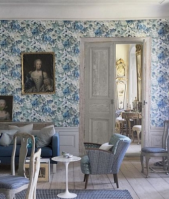 ���� Designers Guild Caprifoglio wallpapers PDG675-04 Roseto Damson