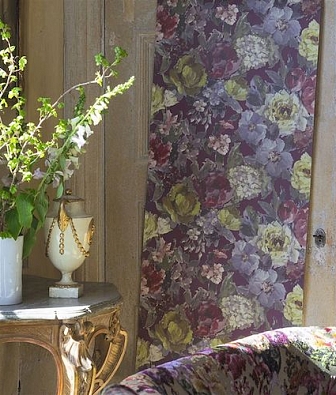 ���� Designers Guild Caprifoglio wallpapers PDG675-04 Roseto Damson